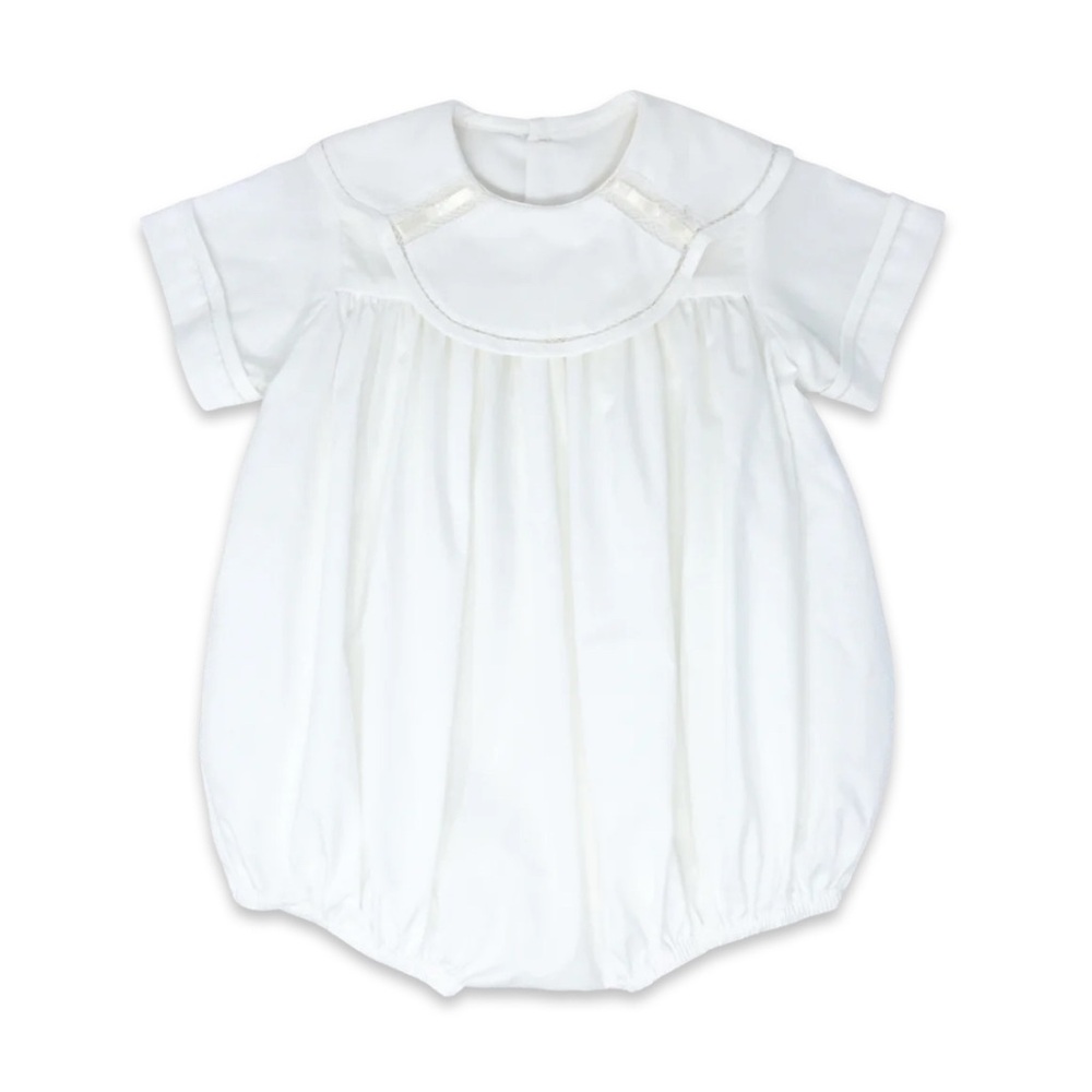 Lullaby Set Owen Bubble Blessings White Batiste (18M)